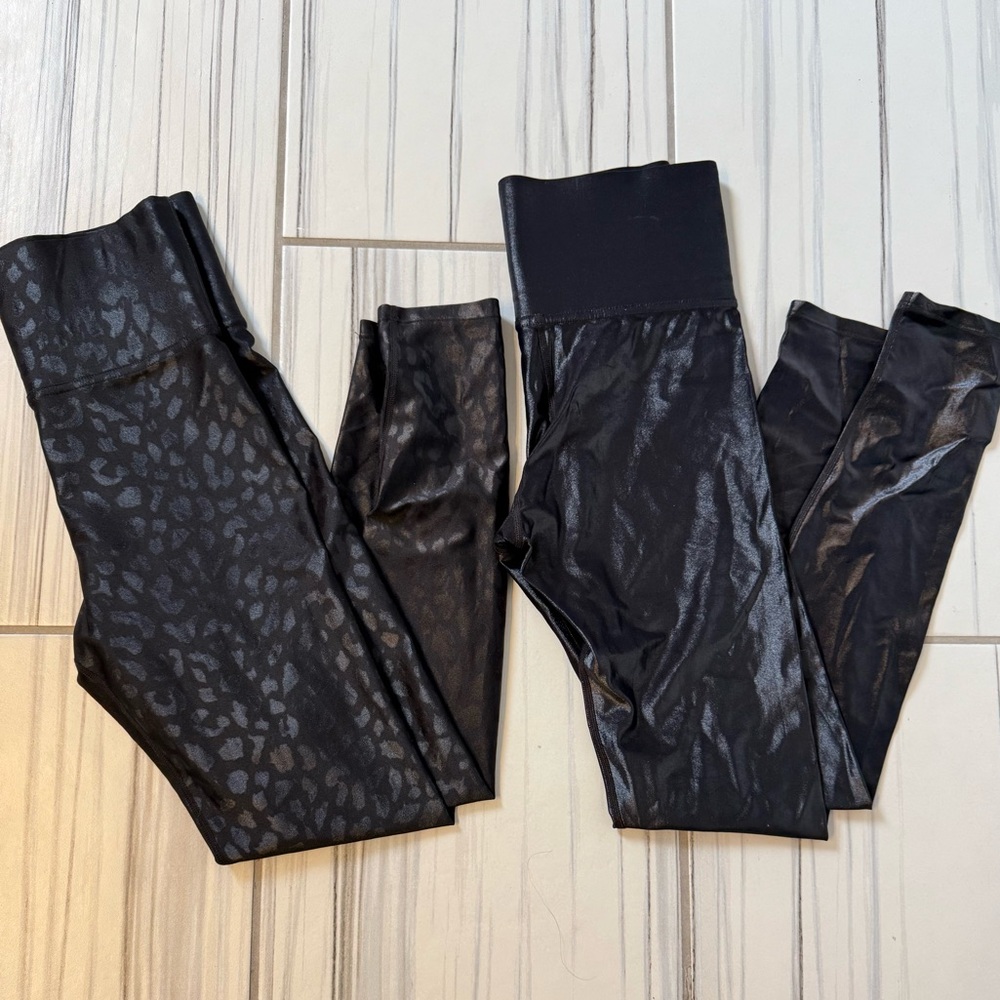 Carbon 38 Takara shine high waist full length - small (leopard & black)